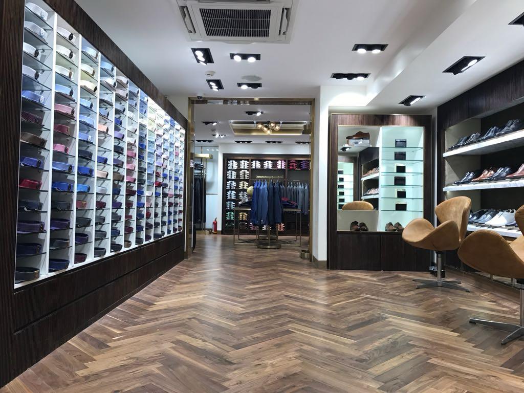 Interactive product display zone Bengaluru office
